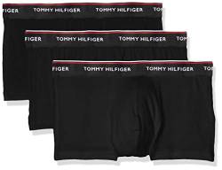 Tommy Hilfiger Herren 3er Pack Boxershorts Low Rise Trunks Baumwolle, Schwarz (Black), XL von Tommy Hilfiger