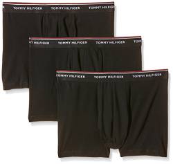 Tommy Hilfiger Herren 3er Pack Boxershorts Trunks Unterwäsche, Schwarz (Black), 4XL von Tommy Hilfiger