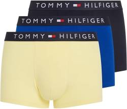 Tommy Hilfiger Herren 3p Trunk Trunk, Ultra Blue/des Sky/Country Yellow, M von Tommy Hilfiger