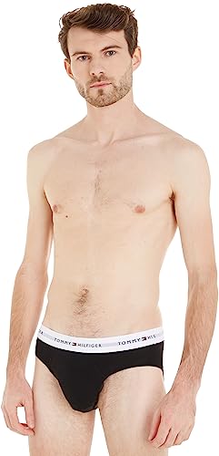 Tommy Hilfiger Herren 5er Pack Unterhosen Briefs Unterwäsche, Mehrfarbig (Black/Black/Black/Black/Black), L von Tommy Hilfiger