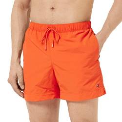 Tommy Hilfiger Herren Badehose Medium Drawstring Lang, Orange (Deep Orange), S von Tommy Hilfiger