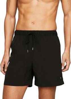 Tommy Hilfiger Herren Badehose Medium Drawstring Mittellang, Schwarz (Black), XL von Tommy Hilfiger