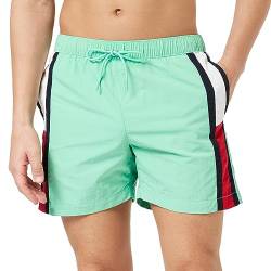 Tommy Hilfiger Herren Badehose SF Medium Drawstring Lang, Grün (Light Jade Green), XL von Tommy Hilfiger