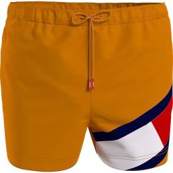 Tommy Hilfiger Herren Badehose SF Medium Drawstring Lang, Orange (Rich Ochre), L von Tommy Hilfiger