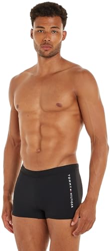 Tommy Hilfiger Herren Badehose Trunk Kurz, Schwarz (Black), XXL von Tommy Hilfiger