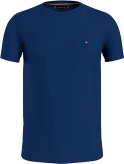 Tommy Hilfiger Herren Big & Tall Logo T-Shirt (DE/NL/SE/PL, Alphanumerisch, 4XL, Große Größen, Tall, Anchor Blue) von Tommy Hilfiger