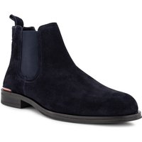 Tommy Hilfiger Herren Boots blau Velours von Tommy Hilfiger