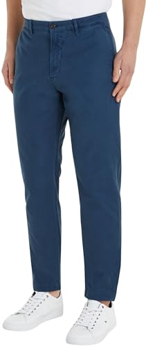 Tommy Hilfiger Herren Chino Chelsea Gabardine Stretch, Blau (Aegean Sea), 29W / 30L von Tommy Hilfiger