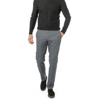 Tommy Hilfiger Herren Chino schwarz Baumwolle kariert von Tommy Hilfiger