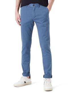 Tommy Hilfiger Herren Chinos Chino Bleecker Structure Gmd Stretch, Blau (Aegean Sea), 38W / 34L von Tommy Hilfiger