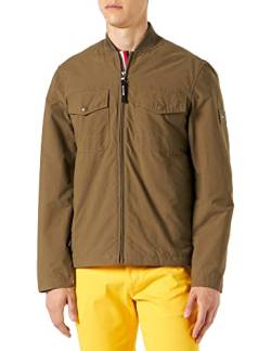 Tommy Hilfiger Herren Cotton Bomber Jacket MW0MW25428 Gewebte Jacken, Khaki (Faded Military), M von Tommy Hilfiger