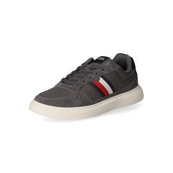 Tommy Hilfiger Herren Cupsole Sneaker Schuhe, Grau (Antique Silver), 42 EU von Tommy Hilfiger