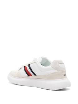 Tommy Hilfiger Herren Cupsole Sneaker Schuhe, Weiß (White), 45 EU von Tommy Hilfiger