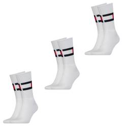 Tommy Hilfiger Herren Damen Socken TH FLAG Unisex Tennissocken - 2er 3er 4er Multipack von Tommy Hilfiger