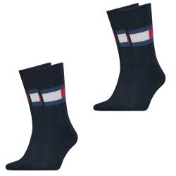 Tommy Hilfiger Herren Damen Socken TH FLAG Unisex Tennissocken - 2er 3er 4er Multipack von Tommy Hilfiger