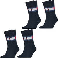 Tommy Hilfiger Herren Damen Socken TH FLAG Unisex Tennissocken - 2er 3er 4er Multipack von Tommy Hilfiger