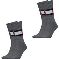 Tommy Hilfiger Herren Damen Socken TH FLAG Unisex Tennissocken - 2er 3er 4er Multipack von Tommy Hilfiger