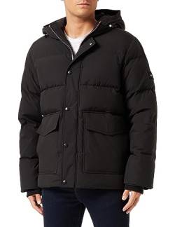 Tommy Hilfiger Herren Daunenjacke Winter, Schwarz (Black), S von Tommy Hilfiger