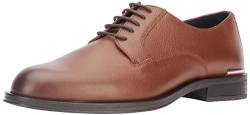 Tommy Hilfiger Herren Derby Schuh Core Rwb Hilfiger T Lth Shoe aus Leder, Braun (Winter Cognac), 41 EU von Tommy Hilfiger