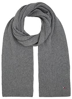 Tommy Hilfiger Herren Essential Flag Scarf AM0AM11480 Schals, Grau (Mid Grey Heather), OS von Tommy Hilfiger