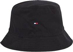 Tommy Hilfiger Herren Fischerhut Flag Bucket Hat , Schwarz (Black), Einheitsgröße von Tommy Hilfiger