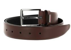 Tommy Hilfiger Herren Gürtel Business 3.5 Ledergürtel, Braun (Dark Chestnut), 80 von Tommy Hilfiger