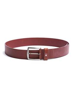 Tommy Hilfiger Herren Gürtel New Denton Belt 4.0 Ledergürtel, Braun (Dark Tan), 110 von Tommy Hilfiger