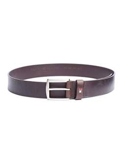 Tommy Hilfiger Herren Gürtel New Denton Belt 4.0 Ledergürtel, Braun (Testa Di Moro), 80 von Tommy Hilfiger