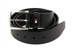 Tommy Hilfiger Herren Gürtel New Denton Belt 4.0 Ledergürtel, Schwarz (Black), 115 von Tommy Hilfiger