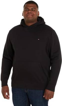 Tommy Hilfiger Herren Hoodie Bt-Flag Logo mit Kapuze, Schwarz (Black), 2XLT von Tommy Hilfiger