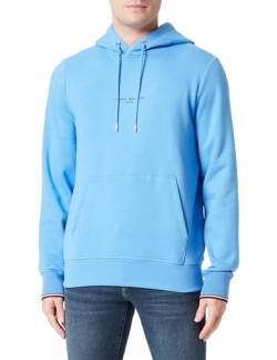 Tommy Hilfiger Herren Hoodie Tommy Logo Tipped Hoody mit Kapuze, Blau (Blue Spell), M von Tommy Hilfiger