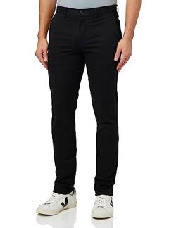 Tommy Hilfiger Herren Hose Bleecker Chino 1985 Pima Cotton Chino, Schwarz (Black), 31W / 34L von Tommy Hilfiger