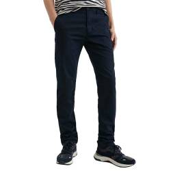 Tommy Hilfiger Herren Hose Core Denton 1985 Pima Cotton Chino, Blau (Desert Sky), 32W / 32L von Tommy Hilfiger