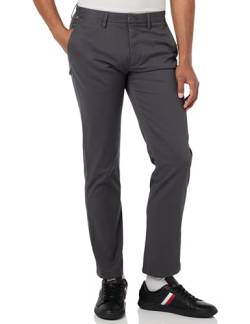 Tommy Hilfiger Herren Hose Core Denton 1985 Pima Cotton Chino, Grau (Dark Ash), 33W / 30L von Tommy Hilfiger