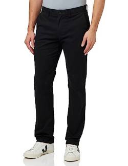 Tommy Hilfiger Herren Hose Denton Chino 1985 Pima Cotton Chino, Schwarz (Black), 28W / 29L von Tommy Hilfiger