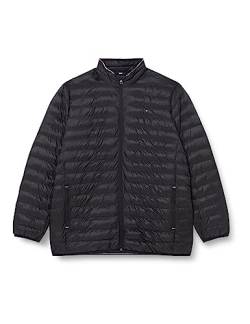 Tommy Hilfiger Herren Jacke Packable Recycled Jacket Übergangsjacke, Schwarz (Black), 4XL von Tommy Hilfiger