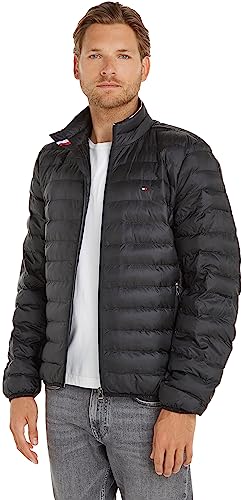 Tommy Hilfiger Herren Jacke Übergangsjacke, Schwarz (Black), L von Tommy Hilfiger