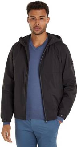 Tommy Hilfiger Herren Jacke Übergangsjacke, Schwarz (Black), M von Tommy Hilfiger