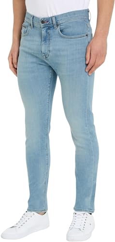 Tommy Hilfiger Herren Jeans Bleecker Slim Fit, Blau (Bennet Blue), 31W / 34L von Tommy Hilfiger