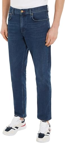 Tommy Hilfiger Herren Jeans Mercer Regular Fit, Blau (Bridger Indigo), 32W / 30L von Tommy Hilfiger