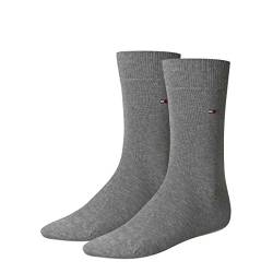 Tommy Hilfiger Herren Klassiske sokker Socken, Middle Grey Melange, 39-42 EU von Tommy Hilfiger