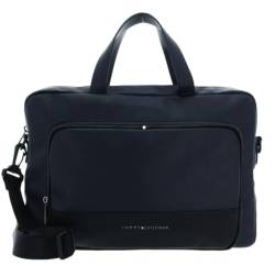 Tommy Hilfiger Herren Laptoptasche TH Essential Slim Computer Bag 14 Zoll, Blau (Space Blue), Einheitsgröße von Tommy Hilfiger