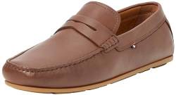 Tommy Hilfiger Herren Loafer Casual Leather Driver aus Leder, Braun (Winter Cognac), 40 von Tommy Hilfiger