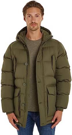 Tommy Hilfiger Herren Parka Winter, Grün (Army Green), XL von Tommy Hilfiger