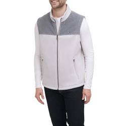 Tommy Hilfiger Herren Polar Fleece-Weste, Hellgrau/EIS, XXL von Tommy Hilfiger