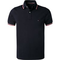 Tommy Hilfiger Herren Polo-Shirt blau Slim Fit von Tommy Hilfiger