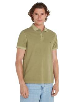 Tommy Hilfiger Herren Poloshirt Garment DYE REG Polo Faded Olive - XXL von Tommy Hilfiger