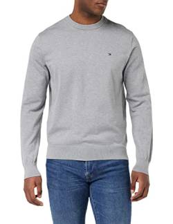 Tommy Hilfiger Herren Pullover 1985 ohne Kapuze, Grau (Medium Grey Heather), XL von Tommy Hilfiger