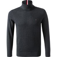 Tommy Hilfiger Herren Rollkragenpullover grau unifarben von Tommy Hilfiger