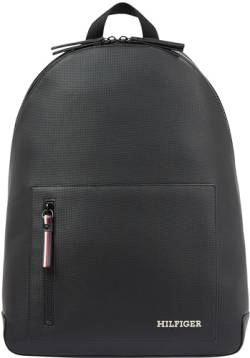 Tommy Hilfiger Herren Rucksack Pique Backpack Handgepäck, Schwarz (Black), Einheitsgröße von Tommy Hilfiger